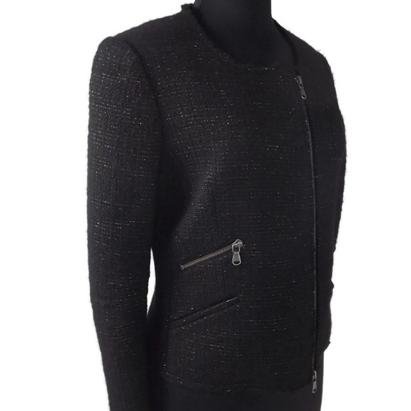 REBECCA MINKOFF Couture Tweed Jacket Size 6 $428 - Picture 4 of 8